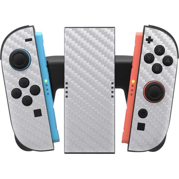 White Carbon Fiber Specialty Texture Material Nintendo Switch 2 (2025 ...