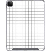 White Grid iPad Cases