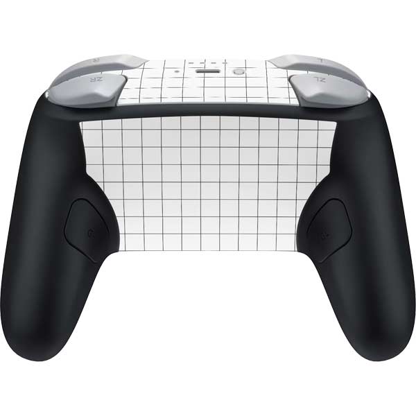 White Grid Nintendo Switch 2 (2025) Pro Controller Skin