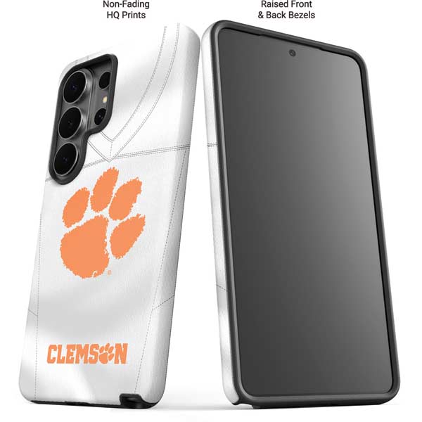 Clemson University White Jersey Galaxy S26 Ultra Impact Case