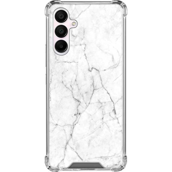 White Marble Galaxy A16 5G Clear Case