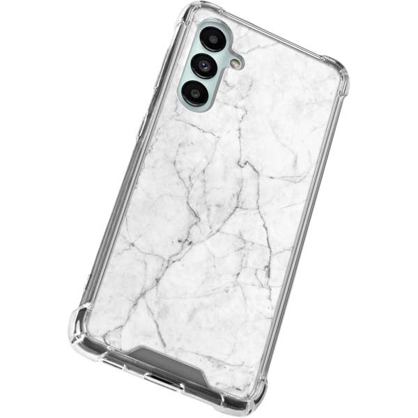 White Marble Galaxy A16 5G Clear Case