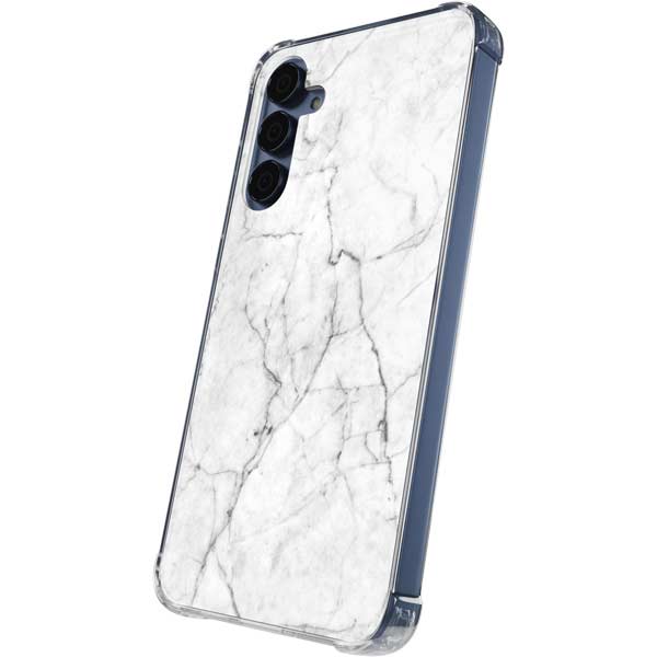 White Marble Galaxy A35 5G Clear Case