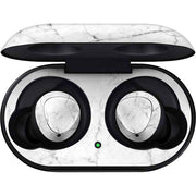 White Marble Galaxy Buds Skin