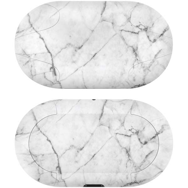 White Marble Galaxy Buds Skin