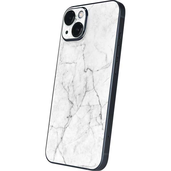 White Marble iPhone 15 Skin