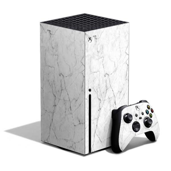 White Marble Xbox Series X Bundle Skin
