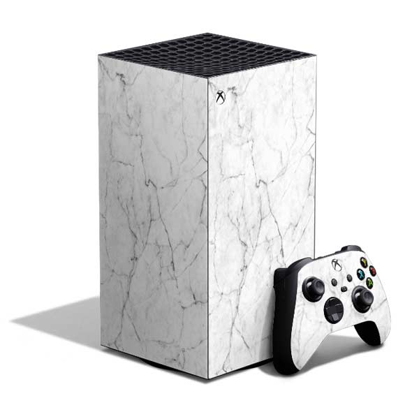 White Marble XBox Series X Digital Edition Bundle Skin