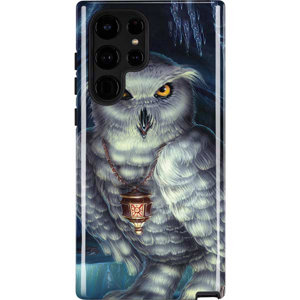 White Owl by Ed Beard Jr Galaxy Cases