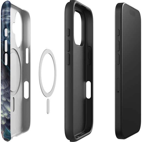 White Owl by Ed Beard Jr iPhone 16 Magsafe Impact Case