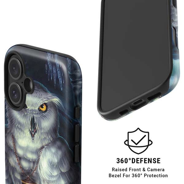 White Owl by Ed Beard Jr iPhone 16 Magsafe Impact Case