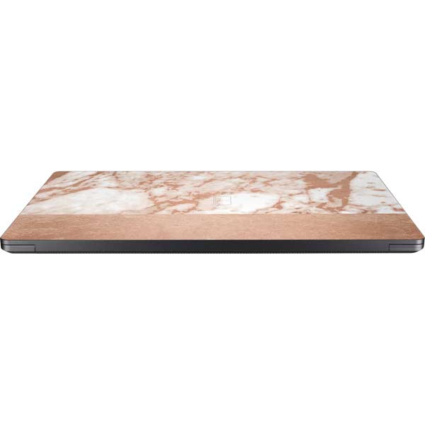 White Rose Gold Marble Surface Laptop 7 15in Skin