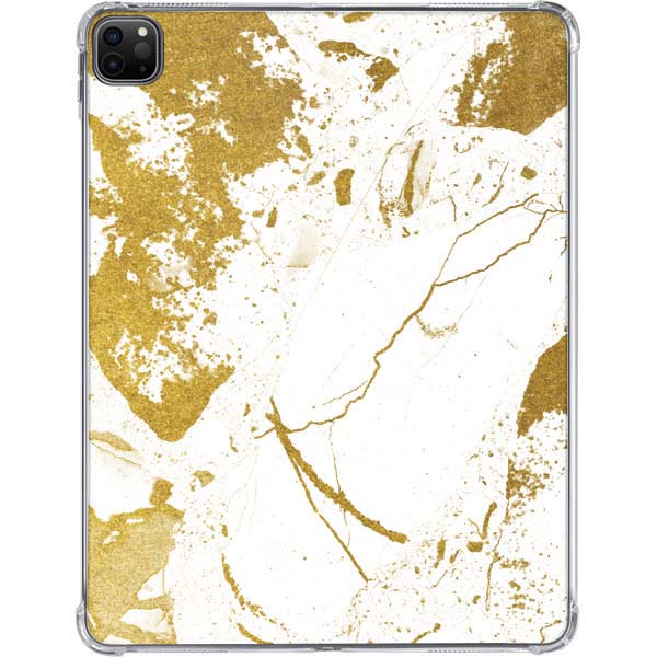 White Scattered Marble iPad Pro 11in (2024) Clear Case