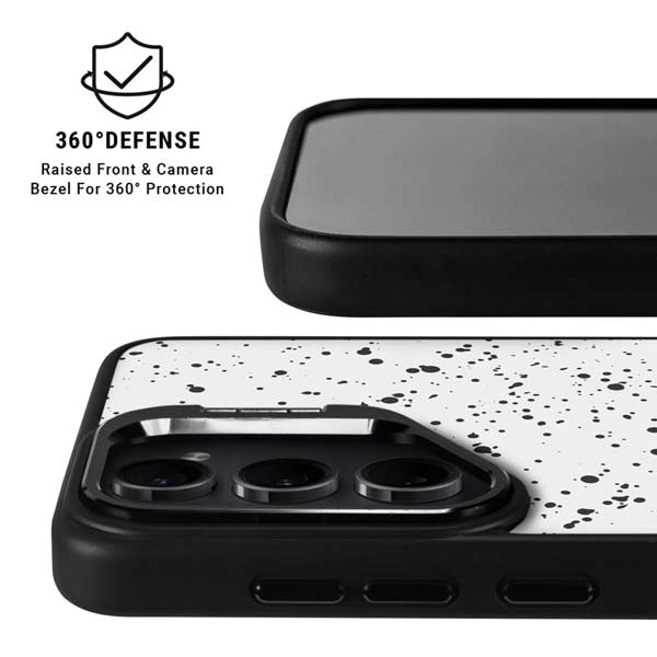 White Speckle Galaxy S26 Ultra Kickstand Case