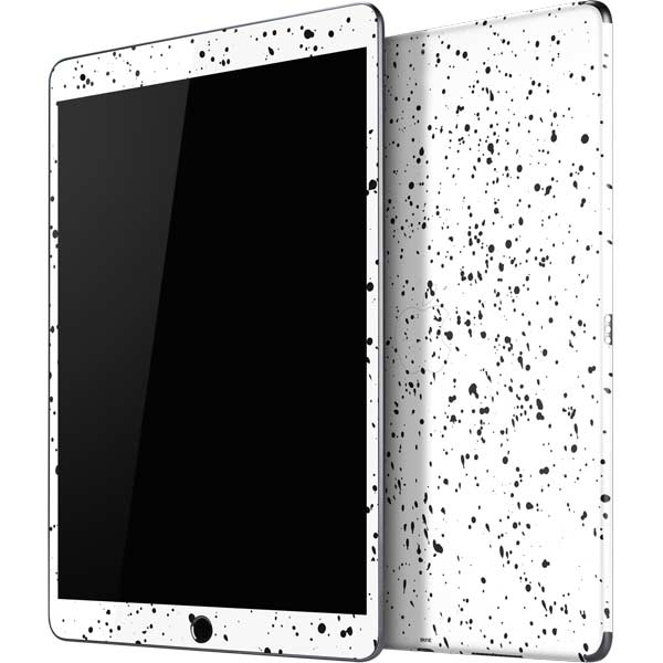White Speckle iPad Skins