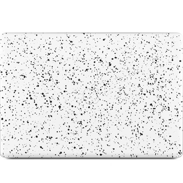 White Speckle MacBook Skins