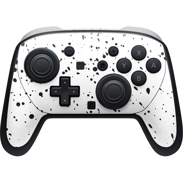 White Speckle Nintendo Skins