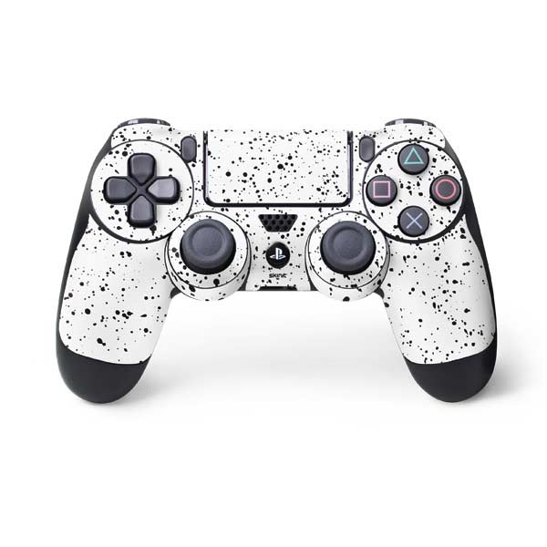 White Speckle PlayStation PS4 Skins