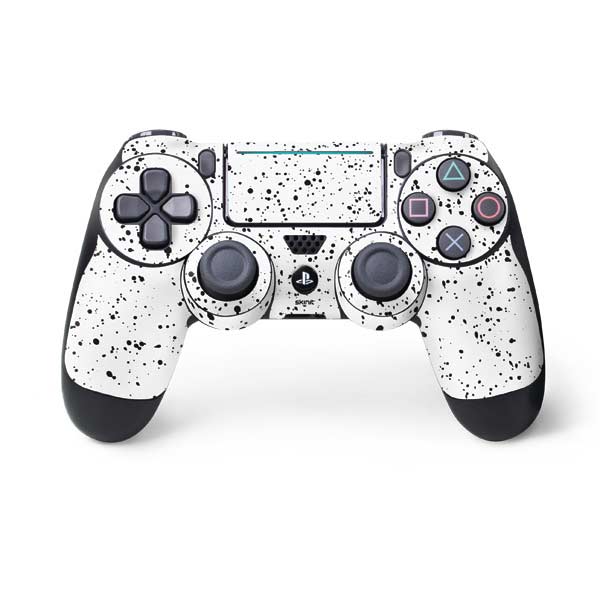 White Speckle PlayStation PS4 Skins