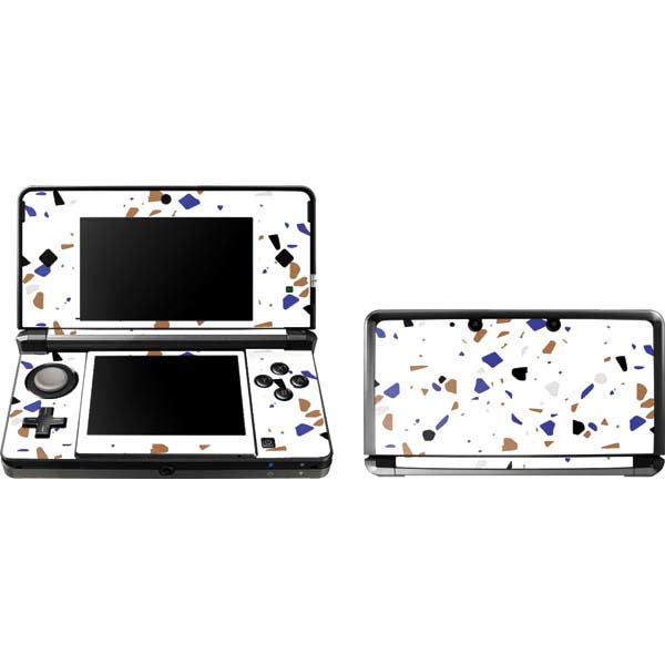 White Terrazzo Nintendo Skins