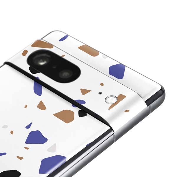White Terrazzo Pixel Skins
