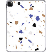 White Terrazzo iPad Pro 11in (2024) Clear Case