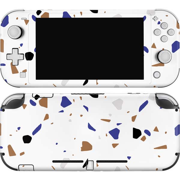 White Terrazzo Nintendo Skins