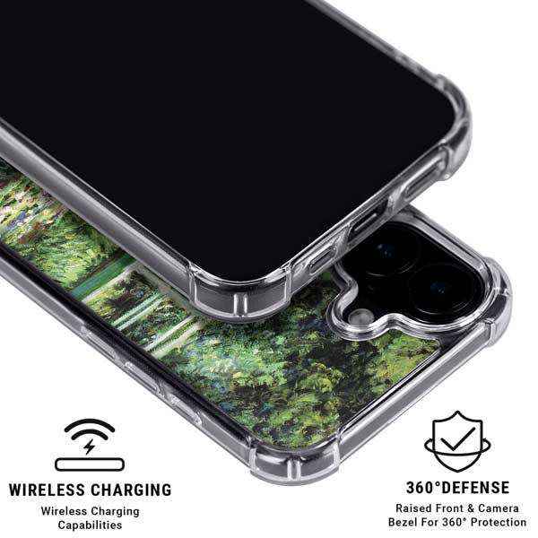 White Waterlilies, 1899 by Monet iPhone 17 Clear Case