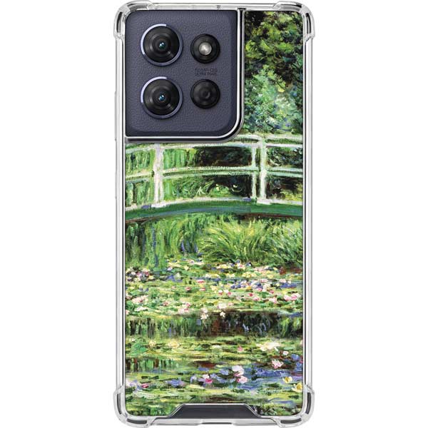 White Waterlilies, 1899 by Monet Moto G 5G (2025) Clear Case