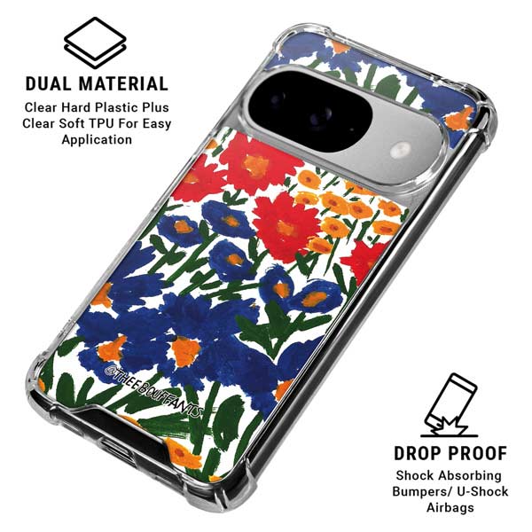Bouffants and Broken Hearts Wild Garden 4 Google Pixel 10 Clear Case