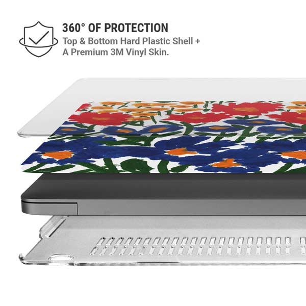 Bouffants and Broken Hearts Wild Garden 4 MacBook Pro 14in (2021-24) Case plus Skin