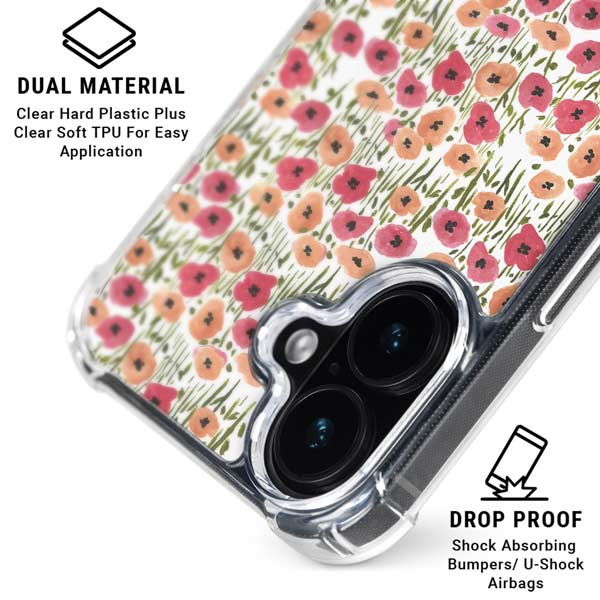 Bouffants and Broken Hearts Wild Garden iPhone 17 Clear Case