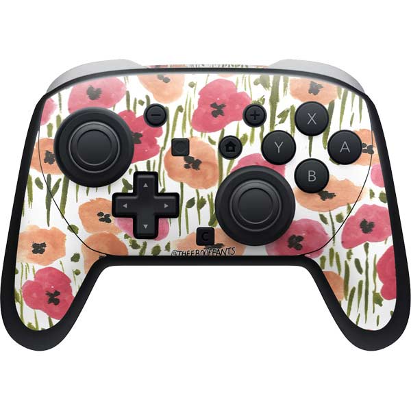 Bouffants and Broken Hearts Wild Garden Nintendo Switch 2 (2025) Pro Controller Skin