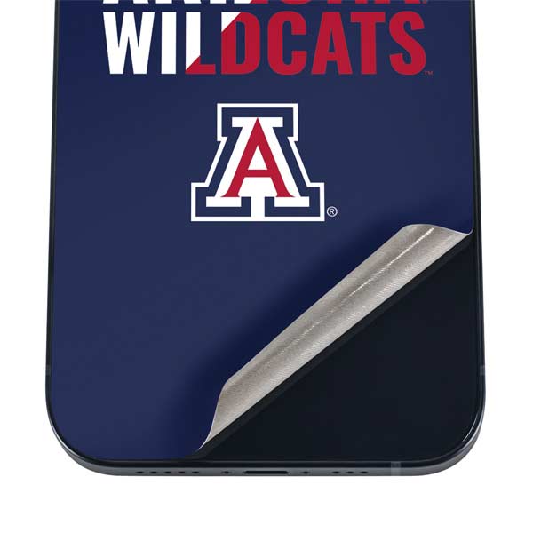 University of Arizona Wildcats Logo Split Blue iPhone 17 Pro Max Skin