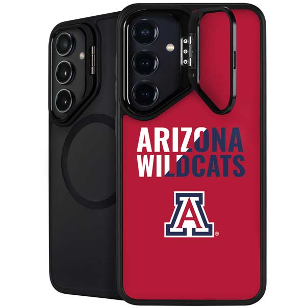 University of Arizona Wildcats Logo Split Red Galaxy S26 Plus Kickstand Case