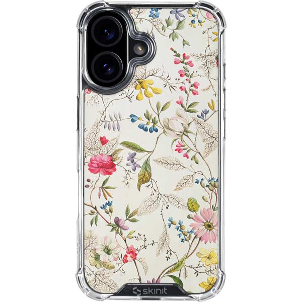 Wildflowers by William Kilburn iPhone 16 Plus Clear Case