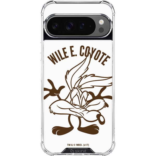 Looney Tunes Wile E Coyote Big Head Google Pixel 10 Pro XL Clear Case