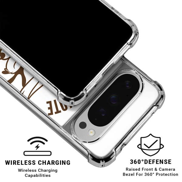 Looney Tunes Wile E Coyote Big Head Google Pixel 10 Pro XL Clear Case