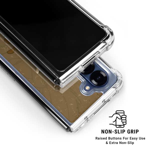Looney Tunes Wile E Coyote Double Galaxy Z Fold7 Clear Case