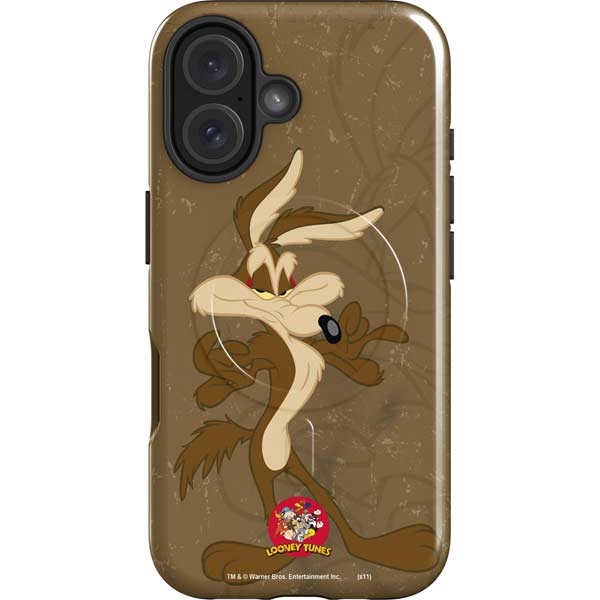 Looney Tunes Wile E Coyote Double iPhone 16 Magsafe Impact Case