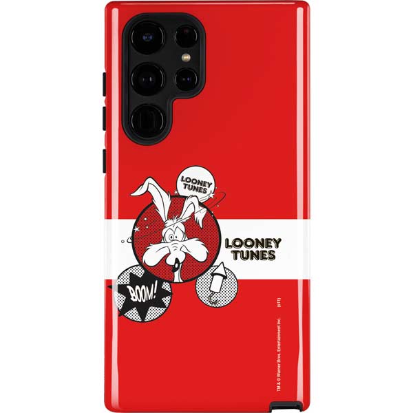 Looney Tunes Wile E Coyote Red Stripes Galaxy Cases