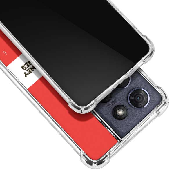 Looney Tunes Wile E Coyote Red Stripes Moto G 5G (2025) Clear Case