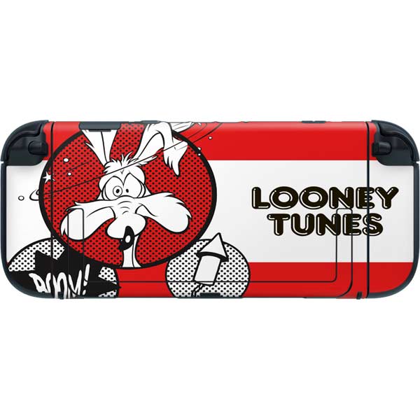 Looney Tunes Wile E Coyote Red Stripes Nintendo Switch 2 (2025) with Joy-Con Skin