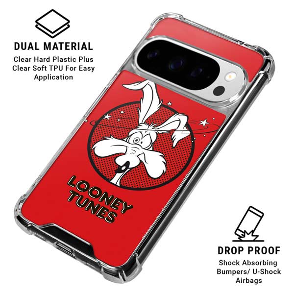 Looney Tunes Wile E Coyote Stars Google Pixel 10 Pro XL Clear Case