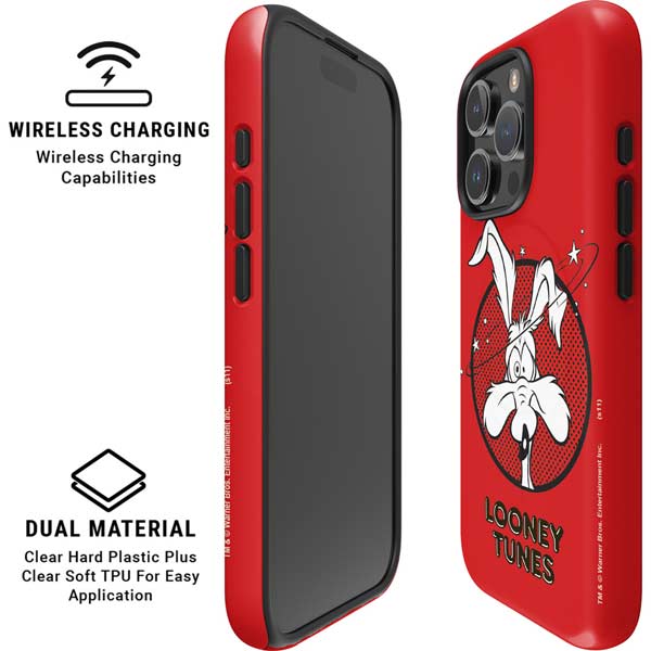 Looney Tunes Wile E Coyote Stars iPhone 16 Pro Max Magsafe Impact Case