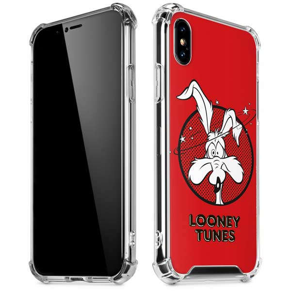 Looney Tunes Wile E Coyote Stars iPhone X/XS Clear Case