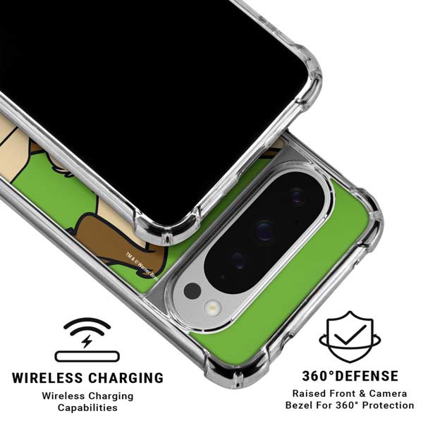 Looney Tunes Wile E Coyote Zoomed In Google Pixel 10 Pro XL Clear Case