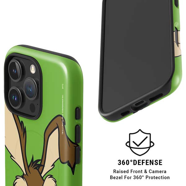 Looney Tunes Wile E Coyote Zoomed In iPhone 16 Pro Max Magsafe Impact Case
