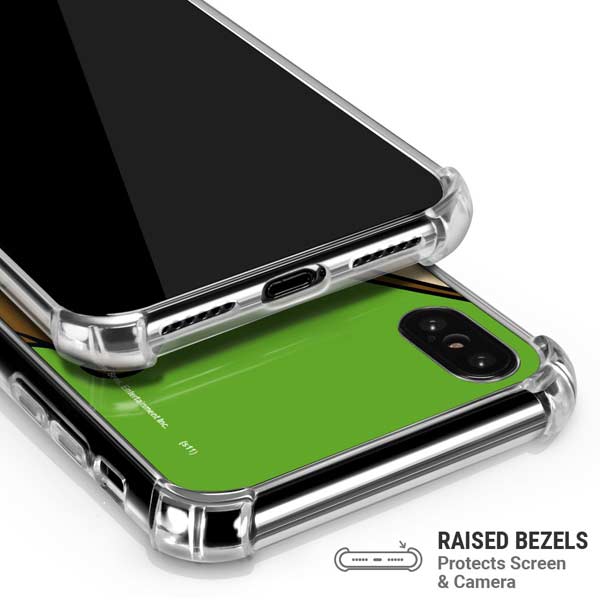 Looney Tunes Wile E Coyote Zoomed In iPhone X/XS Clear Case
