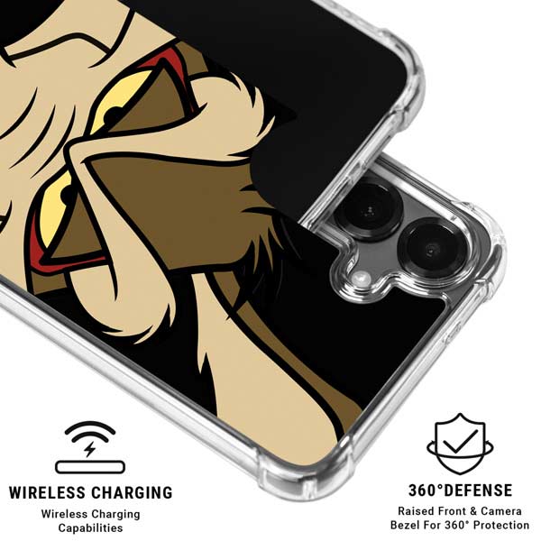 Looney Tunes Wile E. Coyote Smile Galaxy S26 Plus Clear Case